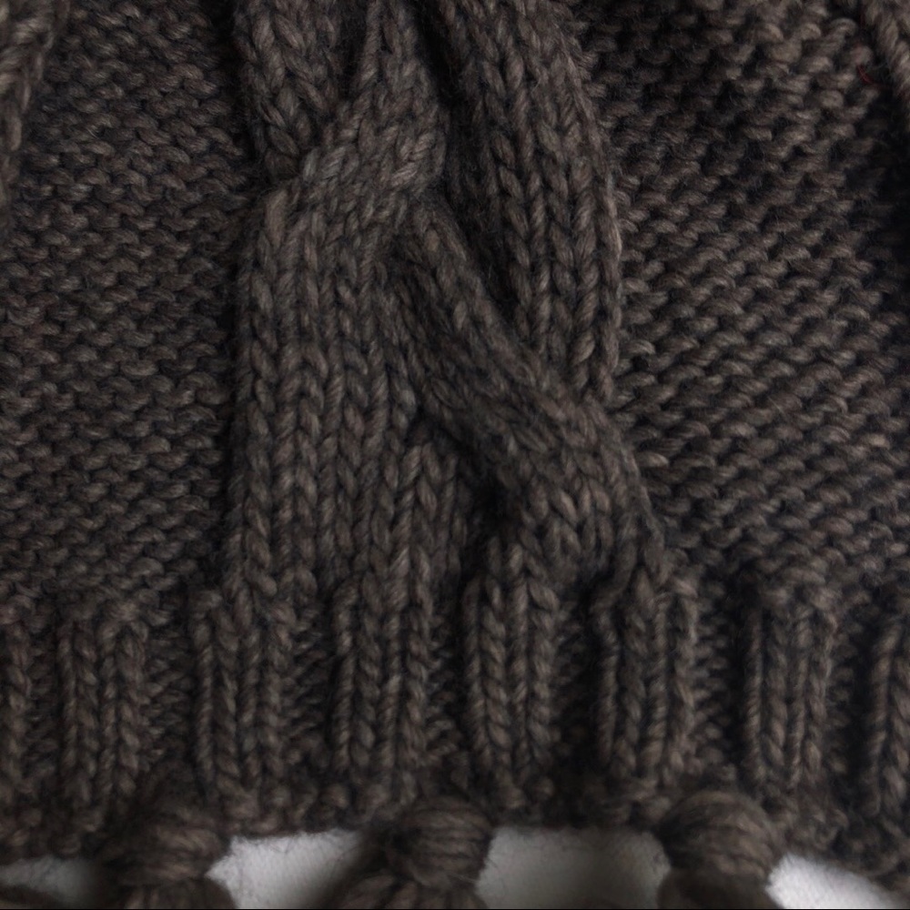 Echo Bloomingdales Wool Blend Cable Knit Scarf - Picture 6 of 7